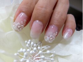 3D花手書きフラワー♪和風着物