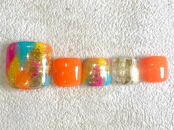 レイネイル 岐阜茜部店(RAY NAIL)/トロピカルネイル