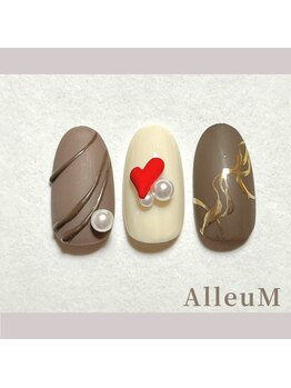 アリューム 北山/Valentine ネイル