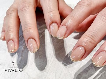 ワールド ビューティ ヴィヴァルト 宝塚店(WORLD BEAUTY VIVALTO)の写真/《250色以上のカラーから選択》パラジェルシンプルコース￥4950!シンプルでもカラーで遊べるから飽きない☆