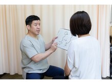 食事指導だけでなく、姿勢ケアやストレッチなどもサポート♪