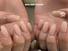 ネイルドットスタジオ 堺筋本町(NAIL DOT STUDIO)/ちゅるんワンカラー