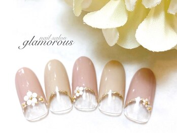 ネイルグラマラス 西新井店/《パラジェル》大人フレンチ