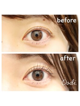 オーディ(Oodi.)/before→after/フラットラッシュ