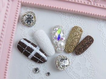 ヒロネイル(Hiro Nail)/シュガーネイル冬デザイン