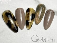 オンシジューム(Oncidium)/べっ甲ネイル♪