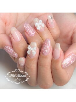 ジュジュ(Juju)/ツイードネイルとリボン