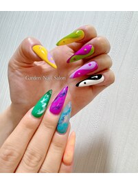 ニュアンスネイル　¥7500