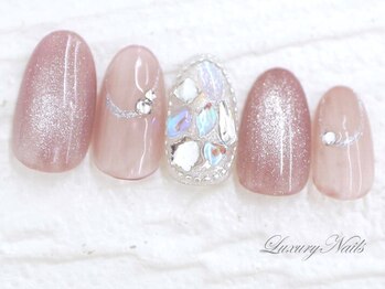 ラグジュアリーネイルズ カワグチ(Luxury Nails Kawaguchi)/キラキラ*ビジューNail