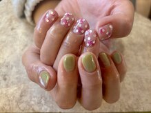 ガーデン ヘア&エステ&ネイル Garden/春マグ・ドットネイル