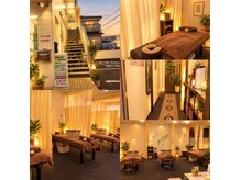 健工房＆耳そうじ工房 鴨宮店の雰囲気（店の入り口と店内の雰囲気）