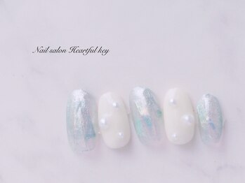 ネイルサロン ハートフルキー(Heartful key)/フィルム+マグネット¥10500