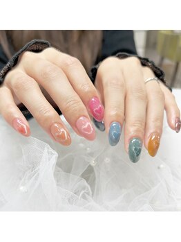 ライズプラス(Raize+)/カラフルハートマグネット