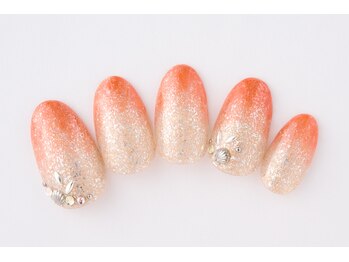 アトリエプラスエヌ(Atelier+N)/【アートコース】オレンジグラデ