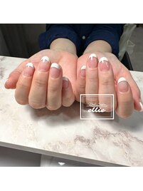 白フレンチネイル