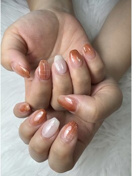 フラワーズネイル(flowers nail)/秋ニュアンス