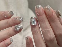 トゥートゥー(TOUTOU)/キラキラベージュネイル