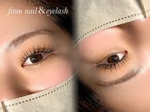 フロムネイルアンドアイラッシュ 神戸三宮(from nail&eyelash)/パリエク//LEDグルー＊