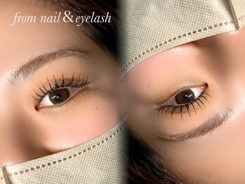 フロムネイルアンドアイラッシュ 神戸三宮(from nail&eyelash)/パリエク//LEDグルー*