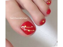 ネイルフローラアンドスクール/フットアート6980円 