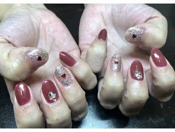 シンプル☆ハートネイル