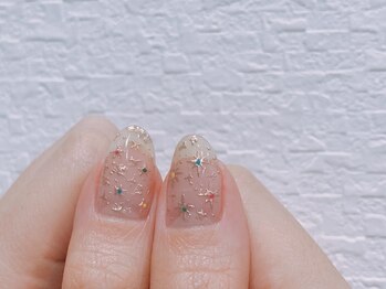 エクレネイルズ(eclait nails)/ミラーアート