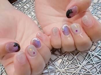 ラルネイル 大宮(Lull. nail)/#ハロウィン#手描きアート