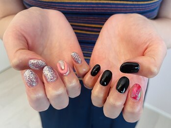 ハズグラスネイル(Haze Grass nail)/ニュアンスアート