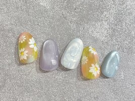 お花ネイル　定額¥１００００