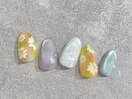 お花ネイル　定額¥１００００