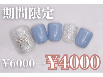 プリッシュ 上野店(prish)/6000円 フットネイル