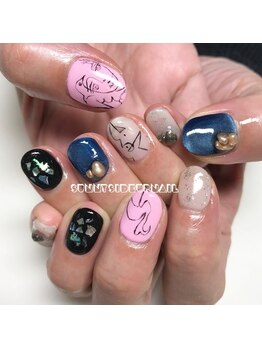 サニーサイドアップ ネイル(Sunny SideUp nail)/Picasso art