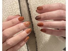 ネイルズ ララ(nails Lala)/ブラウンニュアンス。