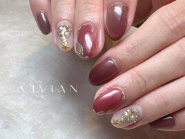 クリスマスネイル