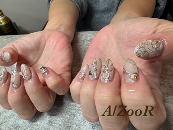 アズール(A/ZOOR)/お正月用水引きネイル