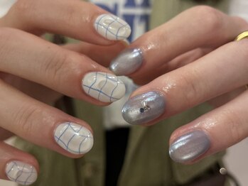 うねうねチェック×マグネット