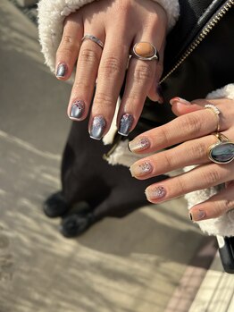 エニー(Any)/お洒落なチグハグネイル