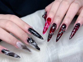 ドリーミーネイル 池袋(Dreamy Nail)の写真/【パーツの種類エリアトップクラス】豊富なパーツと技術力の高いネイリストが理想のデザイン叶えます◎