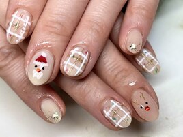 クリスマスネイル
