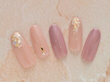 ネイルサロン ラグゼ(Nail salon Luxe)/キラキラ×シェル