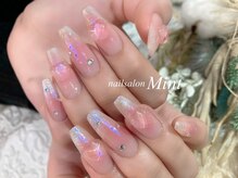 ネイルサロン ミント(Mint)/うるうるハートチークネイル♪