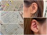 耳ツボジュエリー(他メニューと併用の方)14粒まで。