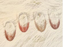 アトリエゼロ(Atelier Zero.)/ラメフレンチでゴージャスに！ 