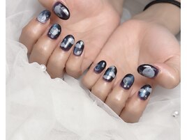 秋の月夜マグネット