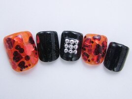 シースルーレッドハートホロ