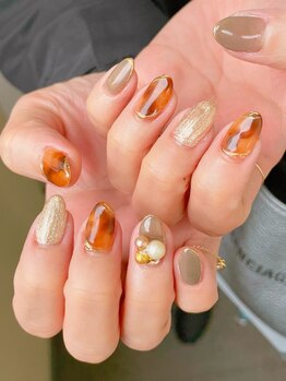 トラビューティー(TORA beauty)/べっ甲ネイル[パラジェル]