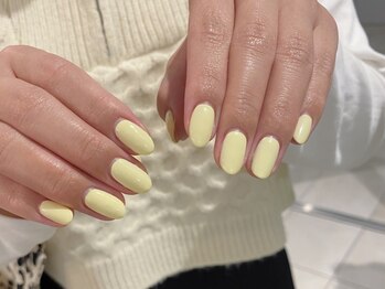 ネイルズ ララ(nails Lala)/レモンイエロー