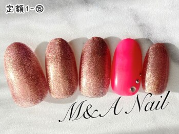エムアンドエーネイル 横須賀店(M&A NAIL)/Hand ジェル定額1-15