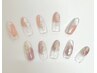 新メニュー　ハンド　塗りかけアートネイル　30分！3800円　オフ別途