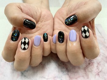 ネイル サロン ヴェレッド(Nail Salon VERED)/ダイヤ型チェックアート